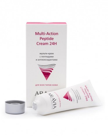 Мульти-крем с пептидами и антиоксидантным комплексом для лица Multi-Action Peptide Cream, ARAVIA Professional, 50 мл 3
