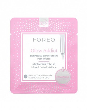 Улучшенная осветляющая маска для лица Glow Addict Mask, Foreo, 6 шт х 6 г 2