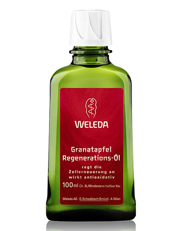 Гранатовое восстанавливающее масло для тела, Weleda 1