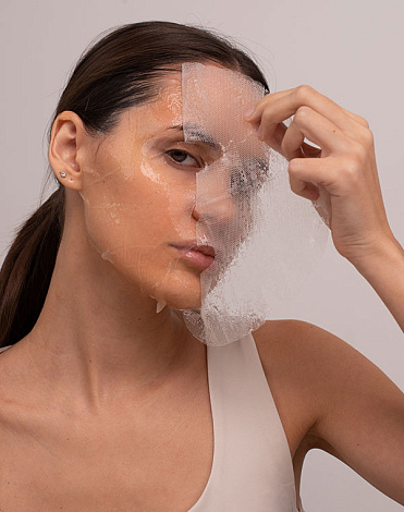 Тканевая себорегулирующая увлажняющая маска с коллагеном «Oil Control Jellyfish Collagen mask» Beauty Style 5