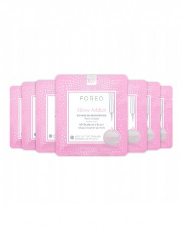 Улучшенная осветляющая маска для лица Glow Addict Mask, Foreo, 6 шт х 6 г 4