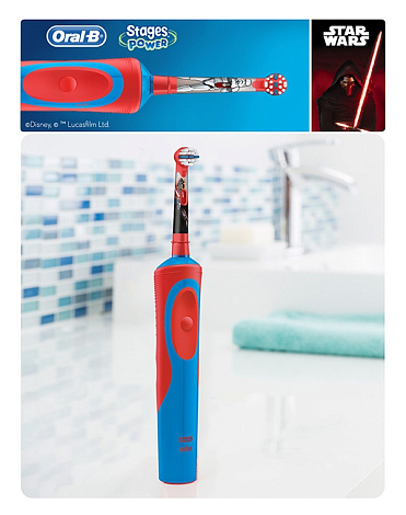 Набор электрических зубных щеток: Oral-B PC 500/D16 + Oral-B Vitality D 12.513 K Star Wars 5