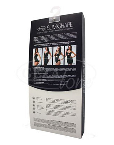Корректирующее белье Slim'n'Shape Diamond Body (комбинация) черн., р. XL, Gezatone 3
