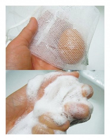 Мыло-маска ручной работы для сужения и очистки пор с яичным белком, Holika Holika 2