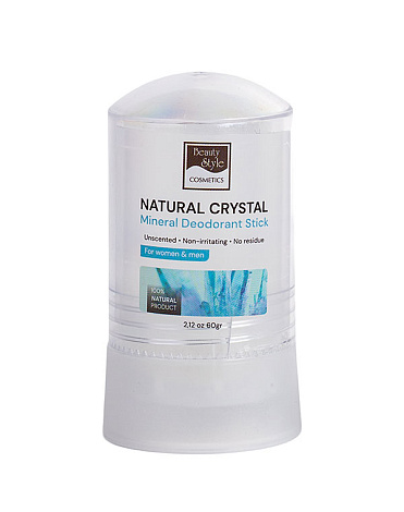 Дезодорант кристалл натуральный без запаха для женщин и мужчин, Beauty Style, 60 г 2