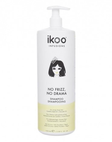 Шампунь Разглаживающий No Frizz No Drama, IKOO 3