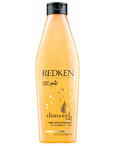 Шампунь обогащенный маслами для тонких волос Diamond Oil High Shine, Redken, 300 мл 1