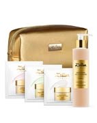 Набор с золотой косметичкой Premium Holiday Set: гель для умывания, маски для лица Zeitun Набор с золотой косметичкой Premium Holiday Set: гель для умывания, маски для лица Zeitun