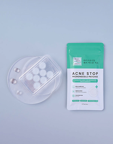 Патчи от прыщей и акне с микроиглами 8 шт Beauty Style 9