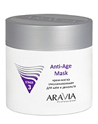 Крем-маска омолаживающая для шеи декольте Anti-Age Mask ARAVIA Professional, 300 мл