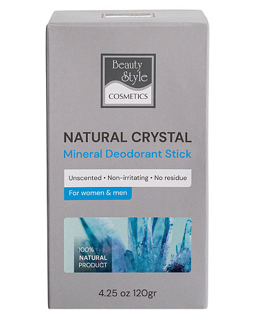 Дезодорант кристалл натуральный без запаха для женщин и мужчин, Beauty Style, 120 г 3