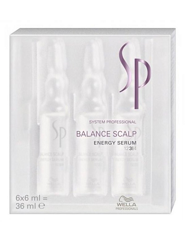 Сыворотка энергетическая против выпадения волос Balance Scalp Energy Serum, Wella SP 1