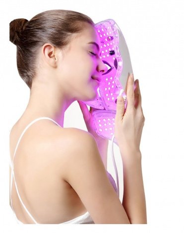 Светодиодная маска для омоложения кожи лица m 1090, Gezatone 3