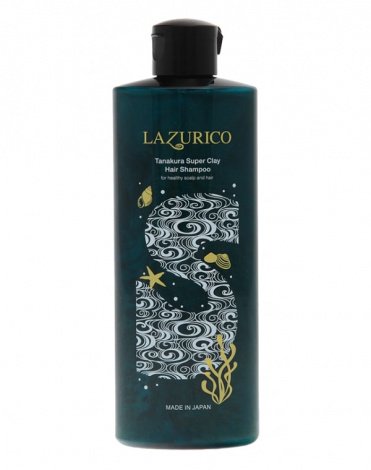 Шампунь против выпадения, для стимуляции роста Tanakura Super Clay Hair Shampoo, Lazurico, 300 мл 1