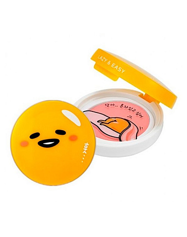 Желейно-кремовые румяна "Lazy & Easy Gudetama", Holika Holika 2