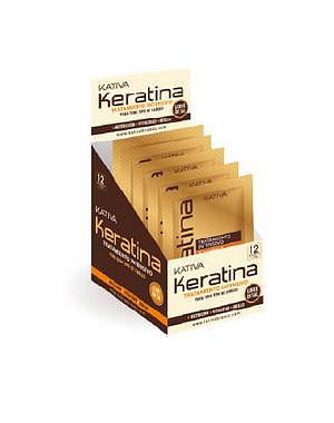 Маска с кератином для поврежденных и хрупких волос KERATINA, Kativa, саше 35г 2