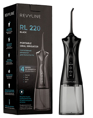 Ирригатор портативный RL220, цвет черный, Revyline 10