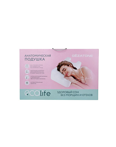 Подушка анатомическая ECOLIFE  «Подушка молодости» GEZATONE 10