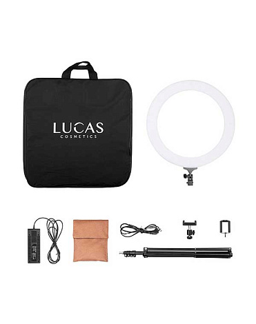 Лампа кольцевая светодиодная 18', Lucas Cosmetics 1