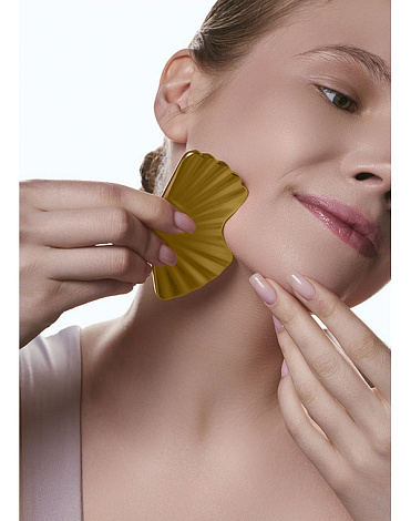 Массажер Гуаша для лица и шеи «Gua Sha Ginkgo Leaf AMG336», CHEEKY GEMMY, Gezatone 10
