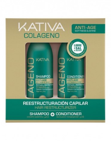 Набор тонизирующий для волос Colageno, Kativa 2*100 мл. 1