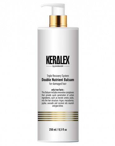 Бальзам дуо-питание высокоинтенсивный Keralex Double Nutrient Balsam 250 мл Protokeratin 1