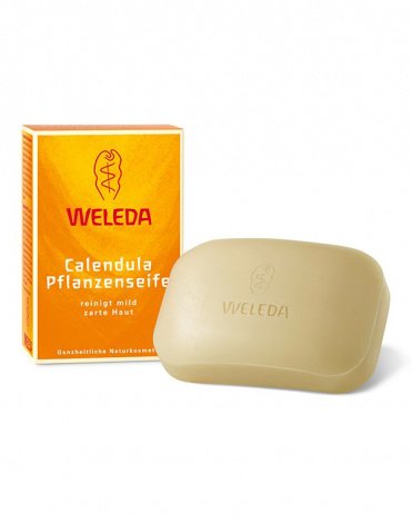 Растительное мыло с календулой, Weleda 1