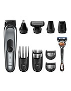 Электрический триммер MGK7221 + Бритва Gillette + 2 кас + чехол, Braun Электрический триммер MGK7221 + Бритва Gillette + 2 кас + чехол, Braun