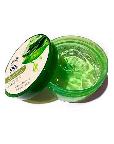 Успокаивающий гель для лица и тела Jeju Aloe Fresh Soothing Gel, The Face Shop, 300 мл 2