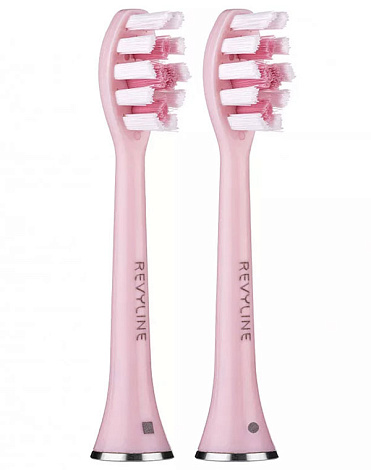 Насадки на электрическую зубную щетку RL010, цвет розовый (2 шт.), Revyline 1