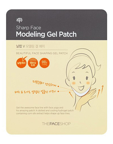 Моделирующая гелевая маска для подбородка Sharp Face Modeling Gel Patch, The Face Shop, 1.6 гр 1