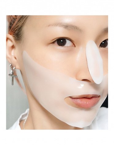 Набор гидрогелевых масок для лица с маслом ши и жемчужной пудрой Pearl & Sea butter mask, Koelf, 5 шт 3