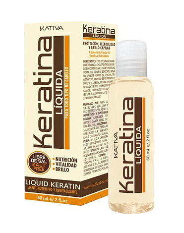 KERATINA Жидкий кератин Kativa, 60 мл 1