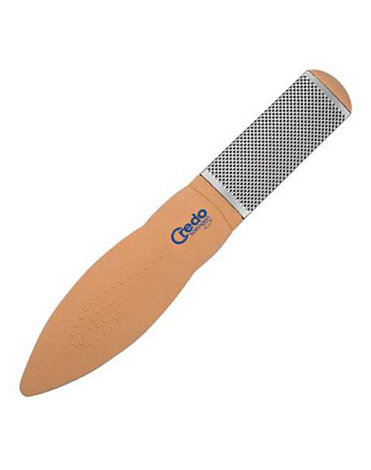 Педикюрный скребок плоский в блистере, CREDO 1