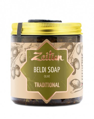 Мыло традиционное марокканское Бельди "Олива" для всех типов кожи Zeitun 1