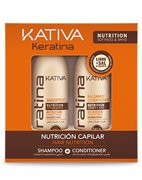 Набор для волос укрепляющий Keratina, Kativa, 2х100 мл. Набор для волос укрепляющий Keratina, Kativa, 2х100 мл.