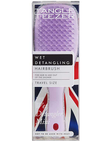 Расческа Tangle Teezer The Wet Detangler Mini Lilac Glimmer 7