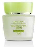 Улиточный Муцин Крем для лица увлажняющий Snail Moist Control Cream, 3W Clinic, 50 г Улиточный Муцин Крем для лица увлажняющий Snail Moist Control Cream, 3W Clinic, 50 г