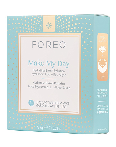 Маска, активированная UFO, Make My Day Foreo, 7 шт 1