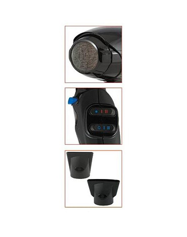 Фен CARUSO 2400W ION 2400Вт, BaByliss Professional 2