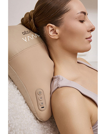 Массажная подушка беспроводная Coffee Cream AMG406, Gezatone 8