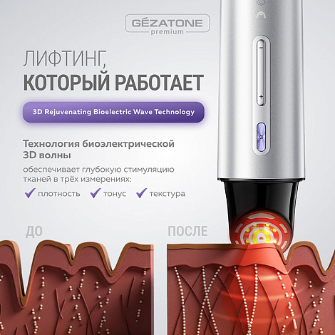 Аппарат для лифтинга лица 11-в-1 Élan m1616, Gezatone 15