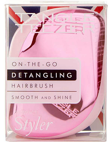 Расческа Tangle Teezer Compact Styler Baby Doll Pink Chrome 6