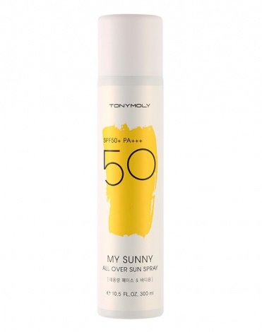 Солнцезащитный спрей для лица и тела My Sunny All Over Sun Spray SPF50+ PA+++, Tony Moly 1