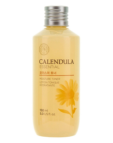 Тонер для лица с экстрактом календулы Calendula Essential Moisture Toner, The Face Shop, 150 мл 1