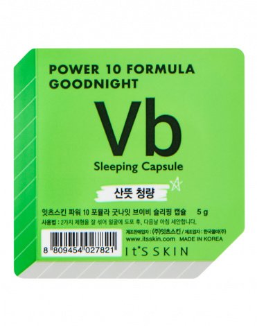 Ночная маска-капсула "Power 10 Formula Goodnight Vb" для проблемной кожи, It's Skin, 5 г 1