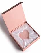 Скребок гуаша для лица из натурального розового кварца "Классическое сердце", BLOOR
