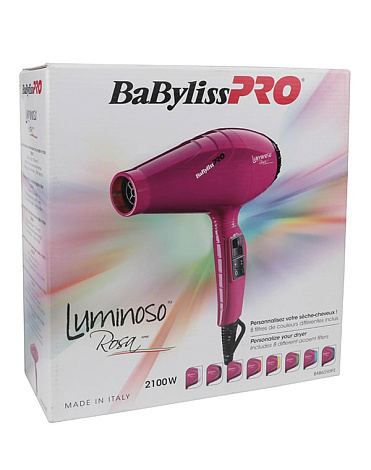 Фен профессиональный Luminoso фуксия BAB6350, BaByliss PRO 3
