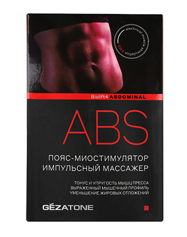 Пояс-миостимулятор для пресса Abdominal M10, Gezatone 1