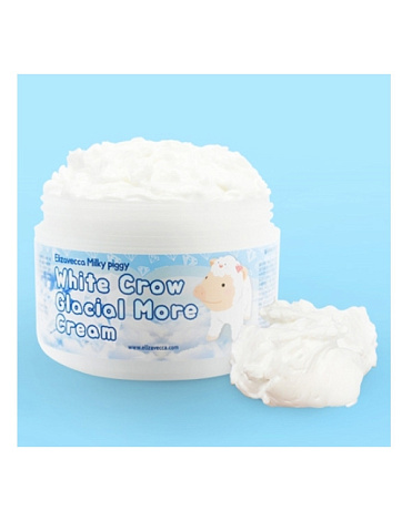 Крем для сияния кожи лица White Crow Glacial More Cream Elizavecca, 100 мл 2